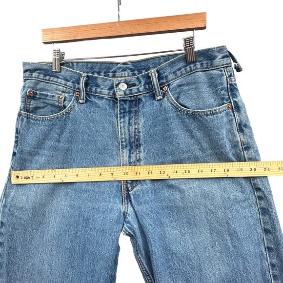 Levis 550 Jeans Men 35x32 Worn Relaxed Tapered Y2K Streetwear Classic Dad Norm - Picture 16 of 16
